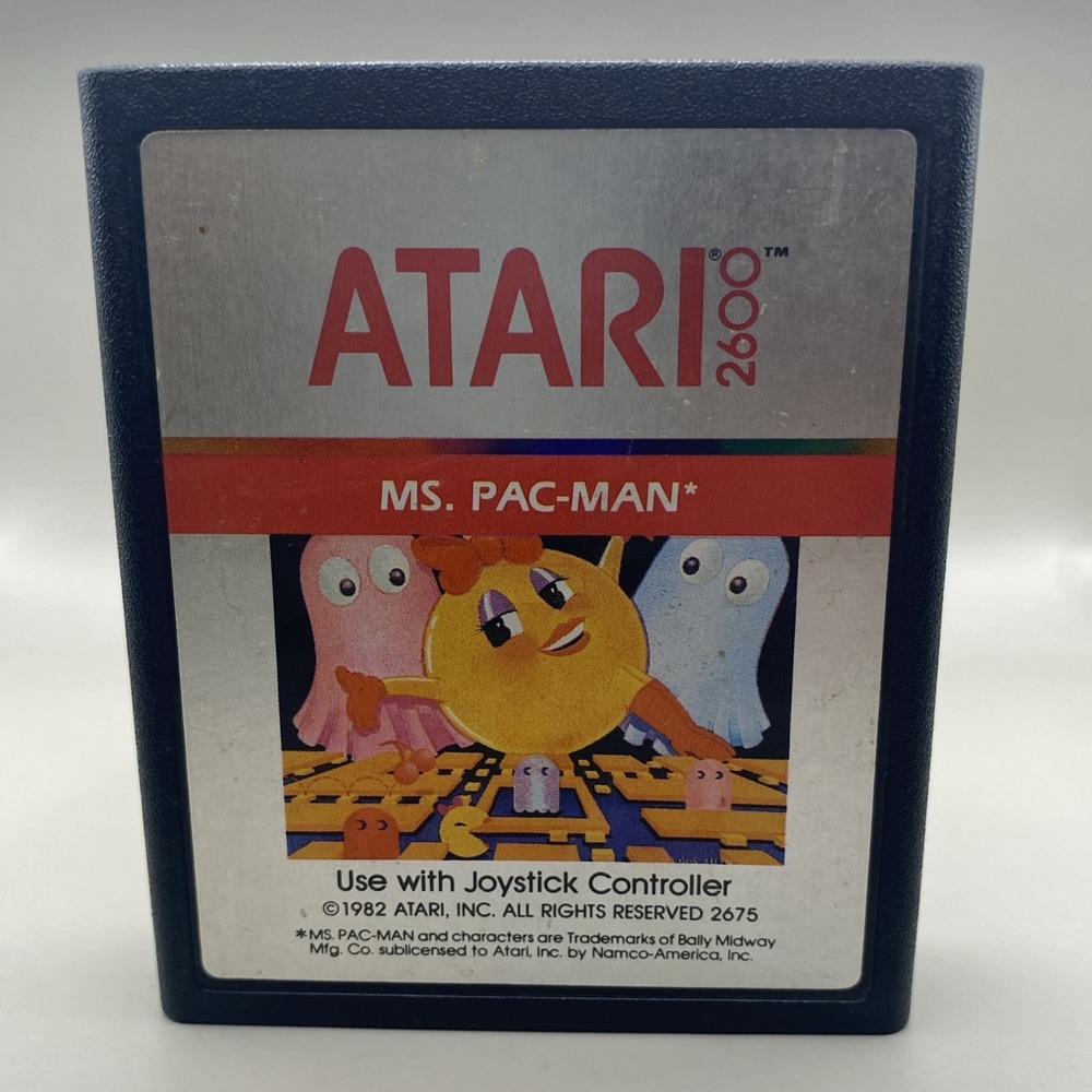 Ms.‎ Pac-Man (Atari 2600, 1982) Cart Only
